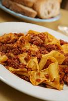 San Casciano dei Bagni (Si)  Ristorante da Daniela -Pappardelle al cinghiale- Foto Gianluca Moggi/Massimo Sestini